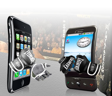 iphone vs android ufc iPhone OS 4 vs Android: Why Apple just lost the game.