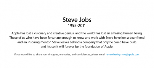 Screen Shot 2011 10 06 at 00.48.38 520x232 Steve Jobs Has Died