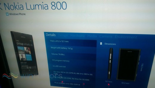 nokialumia800 520x296 Nokia launching Lumia 800 and Lumia 710 Windows Phone models tomorrow
