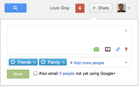 accounts 1714464 gbar sharebox en The new Google Bar goes live, featuring direct sharing to Google+