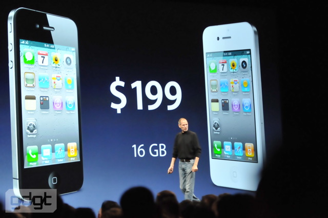 iPhone 4 Pricing Confirmed: $199 and $299