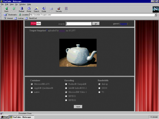youtube 03 520x390 Check out how Facebook, Google+ and YouTube would have looked & worked in 1997