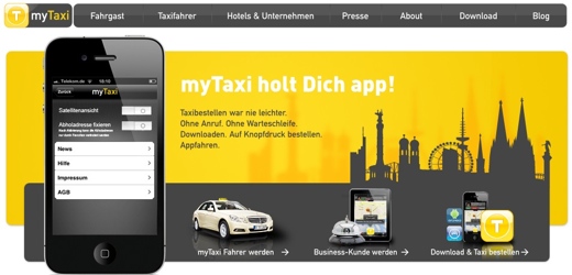 mytaxi 5 startup trends for 2012