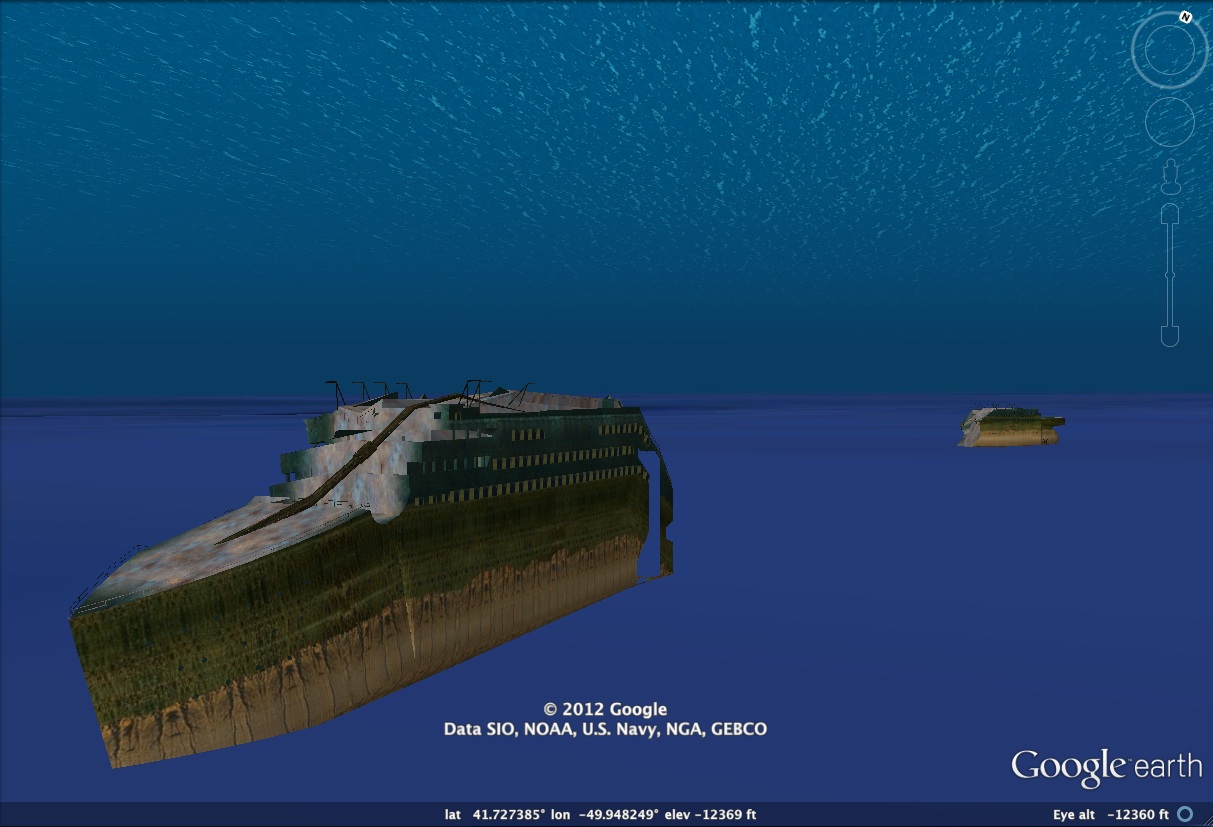 Take a 3D Tour of Titanic With Google Earth