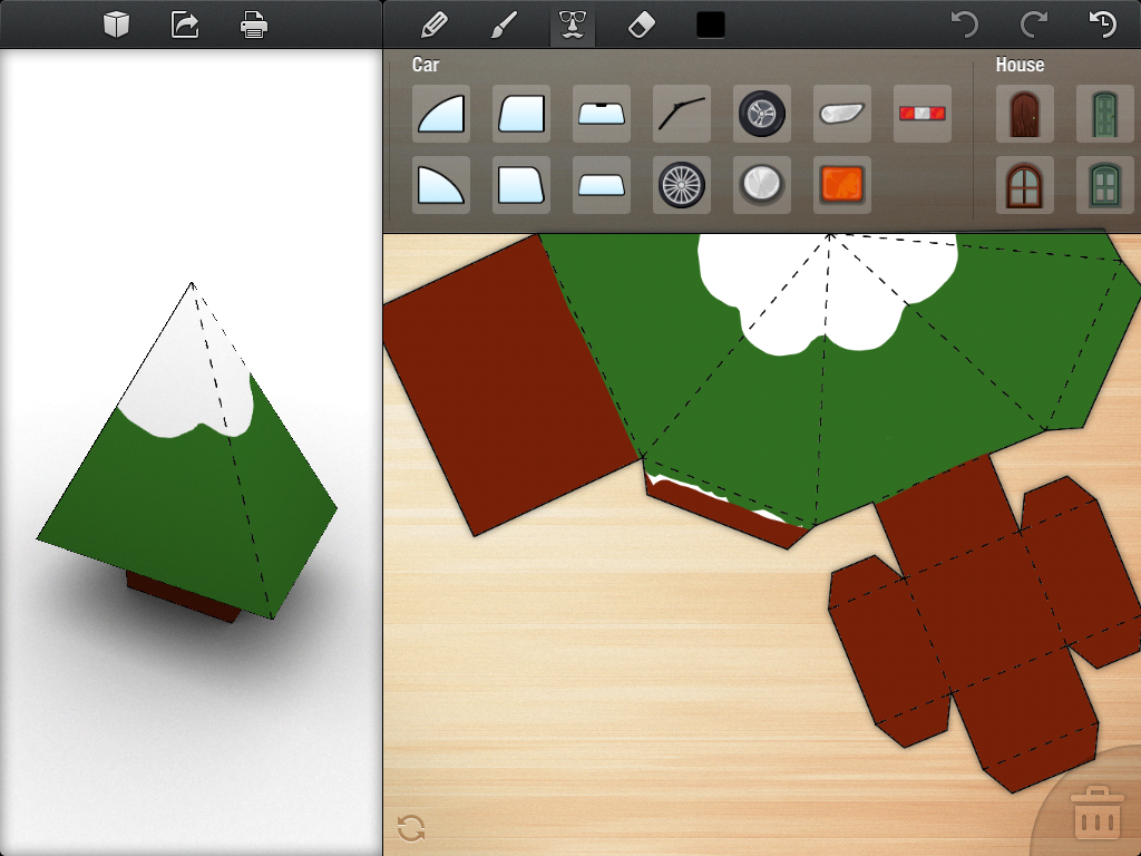 Foldify A Clever Papercraft App For iPad