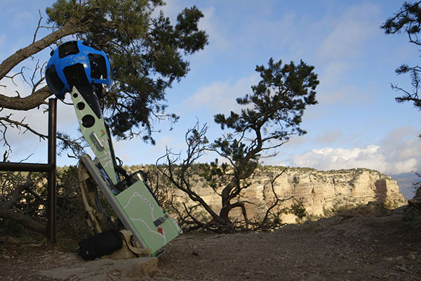 SV trekker 2 large Google Maps adds a Street View of the Grand Canyon, displaying more than 9,500 panoramic views