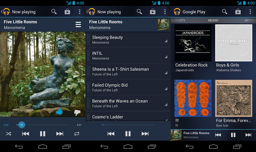 Google Updates Its Google Google Play Music Android Apps