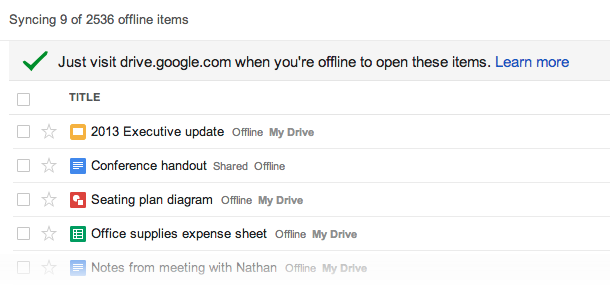 Sync All Google Drive Files For Offline Access