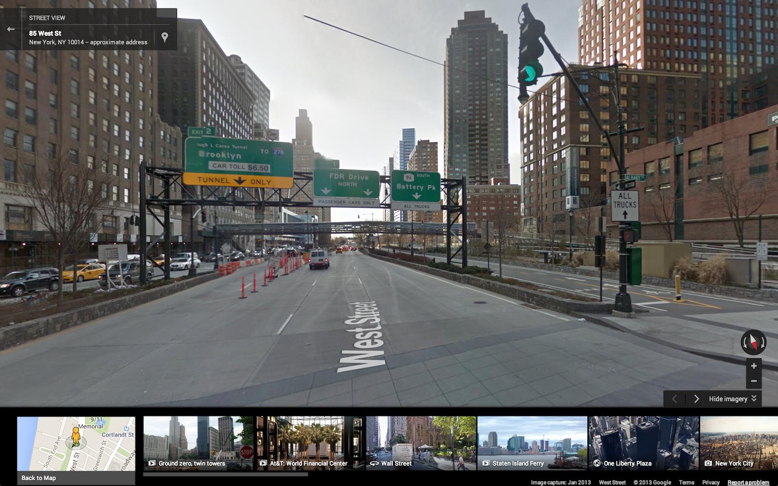Google maps street view 3d