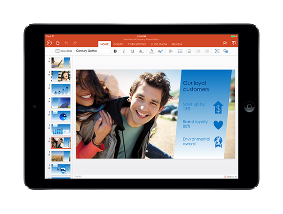 powerpoint on ipad pro review
