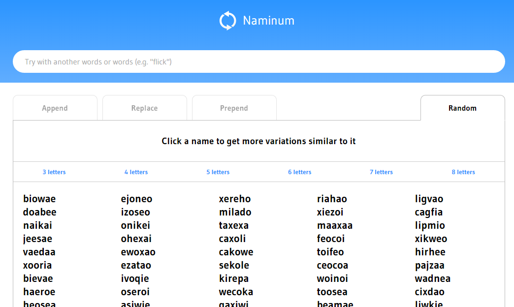 The Best Business Name Generator: Naminum