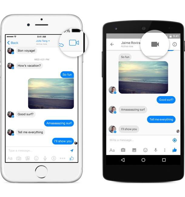 Messenger chat counter